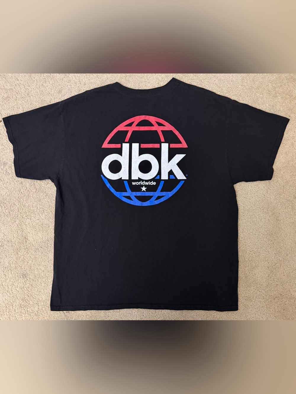 Dirt Bike Kidz DBK World Wide Globe Graphic Tee Black 2XL